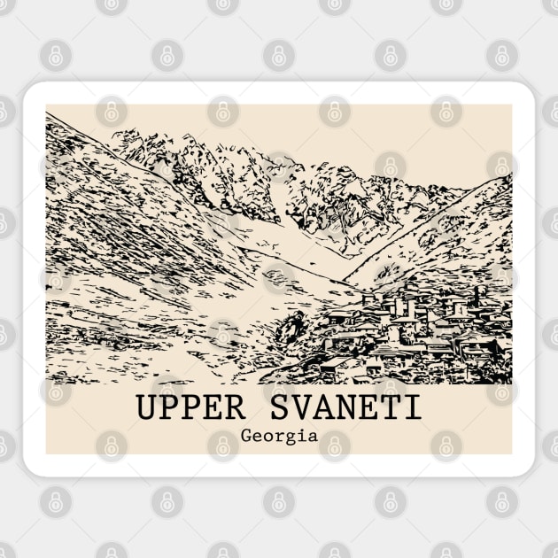 Upper Svaneti - Georgia Magnet by Lakeric